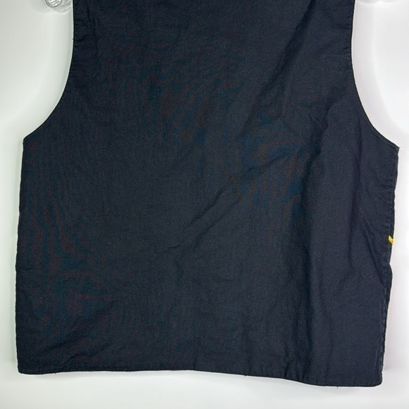 Vintage Highgate Ltd. Black Christmas Vest Size Small 90s - Picture 6 of 8